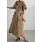 「STYLEMIXER」 半袖ワンピース SMALL ベージュ レディース