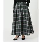 「SLOBE IENA」 フレアスカート 38 グリーン レディース