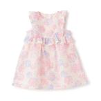 ワンピース アジサイレースワンピース キッズ 子供服 女の子