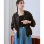 ブルゾン アウター ダブルポケットボリューム袖シアーブルゾン「大きいサイズ有」 レディース