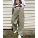 [Nana] брюки-карго FREE хаки женский 