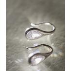 [ear PAPILLONNER] серьги ( обе уголок для ) FREE серебряный женский 