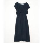 「Lace Ladies」 半袖ワンピース S ネイビー レディース