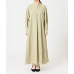 「SLOBE IENA」 長袖ワンピース 36 ベージュ レディース