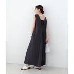 「Bab」 ノースリーブワンピース M チャコールグレー レディース