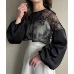 「junoah」 ボレロ MEDIUM ブラック レディース