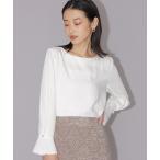 「NATURAL BEAUTY BASIC」 7分袖ブラウス SMALL オフホワイト レディース