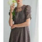 「Dorry Doll」 半袖ワンピース M チャコール レディース