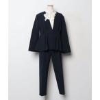 「RUIRUE BOUTIQUE」 パンツスーツ L ネイビー レディース