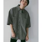 ブラウス シャツ Check Over Shirts レディース