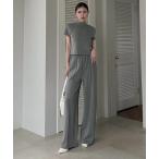 パンツ カットワイドパンツ レディース