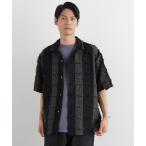 ショッピングフリンジ シャツ カットジャガードフリンジシャツ メンズ