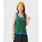 ショッピングタンクトップ タンクトップ ノースリーブ レイヤード タンクトップ レディース