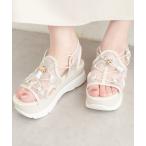 サンダル チュールスポサン レディース