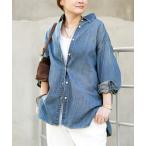 ブラウス シャツ 追加 Lee デニムシャツ レディース
