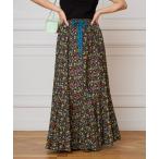 スカート IENA LA BOUCLE Flower プリントスカート