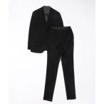 セレモニースーツ セットアップ 洗える礼服 2つボタン 濃染加工 ベーシックフォーマルスーツ 3P 裾上げテープ付き メンズ