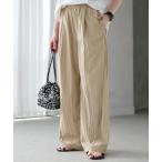 パンツ ワッシャーワイドパンツ レディース