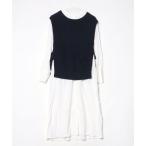 「URBAN RESEARCH Sonny Label」 ニットベスト FREE ネイビー レディース
