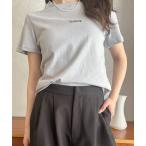 tシャツ 「Eclat one」英字 プリント 半袖 カットソー レディース
