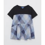 ショッピングブラックレーベル tシャツ クレストブリッジチェックティアードコンビTシャツ レディース