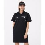  One-piece короткий рукав [new balance golf] тренировочный половина Zip One-piece (WOMENS)