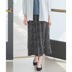 ワイドパンツ パンツ ロングガウチョパンツ レディース