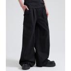  брюки-карго [Parts Lab.]Wide Tuck Cargo Pants / широкий tuck брюки-карго мужской женский 