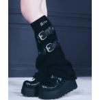 レッグウォーマー レザーベルトレッグカバー レディース