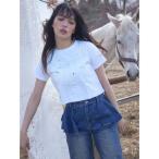tシャツ パッチワークデザインＴシャツ レディース