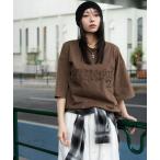 tシャツ WEGO/「26年春夏新作」ブリーチダメージアップリケT メンズ レデ