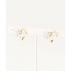 [green label relaxing] серьги ( обе уголок для ) FREE белый женский 