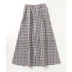 「UNITED ARROWS」 フレアスカート 38 ホワイト レディース