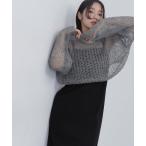 「NATURAL BEAUTY BASIC」 コンビワンピース MEDIUM ブラック系その他 レディース