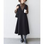 「SHIPS any」 サロペットスカート ONE SIZE ブラック レディース