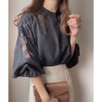 「FILLOU」 長袖ブラウス LARGE ブラック レディース