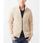 「MK MICHEL KLEIN HOMME 」 ニットカーディガン 46 ベージュ メンズ
