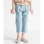 ショッピングフリンジ パンツ 裾フリンジクロップドパンツ キッズ 子供服 女の子