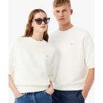  Lacoste футболка тренировочный sa стойка nabru обратная сторона пирог ru Drop плечо короткий рукав тренировочный мужской женский 