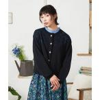カーディガン El Rucio フラワー刺繍ニットカーディガン レディース
