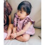 ショッピング服 ベビー服 ロンパース 「リンク」ワッフルメロウボディースーツ