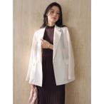 ジャケット テーラードジャケット エアリーシアーダブルジャケット レディース