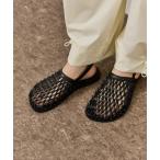 ショッピングサンダル レディース サンダル メッシュフラットサンダル レディース