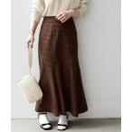 「SHIPS any」 ロングスカート ONE SIZE ブラウン レディース