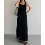 「callautia」 キャミソールワンピース X-LARGE ブラック レディース