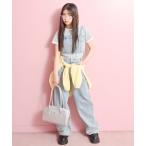 ショッピングlovetoxic ワンピース 「LTXC」デニムパンツビスチェセットアップ キッズ 子供服 女の子