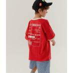 tシャツ 「WEB限定」KUDOZ.B リンガーロゴ半袖Tシャツ キッズ 子供服 男の子 女の子
