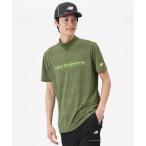 uvカット tシャツ リフレクトロゴボーダー柄 ショートスリーブ モックネック プルオーバー (MENS) メンズ