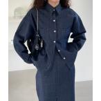 セットアップ デニムシャツ＆スカート セットアップ レディース