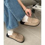 スリッポン 「Enlude」スエードローファーミュール レディース メンズ